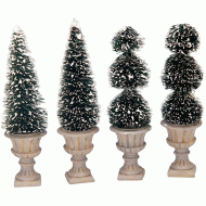 Cone-Shaped & Sulpted Topiaries, Set of 4